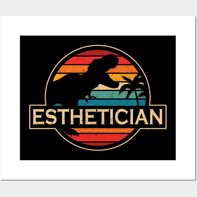 Esthetician Dinosaur Wall Art by SusanFields